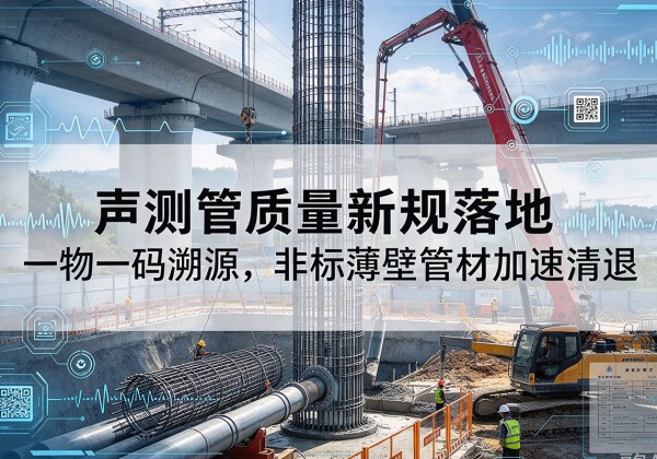 黄岩声测管质量新规落地，一物一码溯源，非标薄壁管材加速清退
